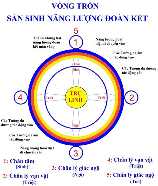 Vòng tròn sản sinh hạt năng lượng đoàn kết